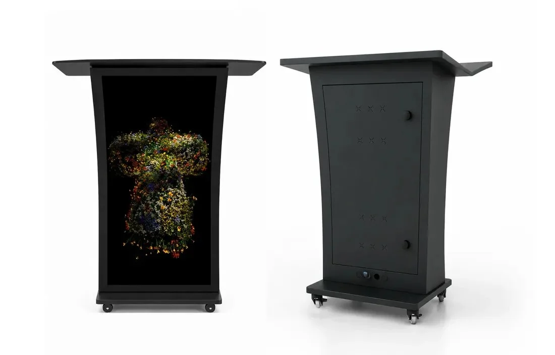 AlturaLED LED Podium, front and rear