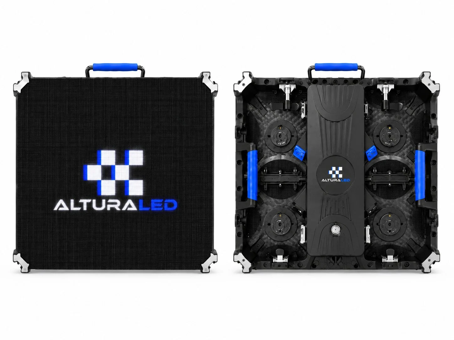 Square LED panel (Pro 500 and Razor), front and rear